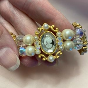 Faux Cameo Bracelet